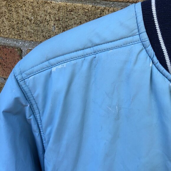 Vintage 1996 Mighty Mac Sports Reversible North Carolina UNC Varsity Jacket - Picture 11 of 15